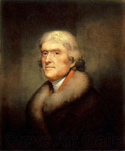 Rembrandt Peale Painting of Thomas Jefferson